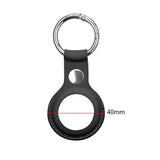 For Apple Airtag Leather Case Cover Air Tag Keychain Holder Sleeve Shell Tracker - Green