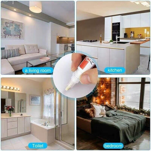 Tile Styling Pen Bathroom Floor Waterproof And Mildew Grout Marker Repair Pens - Khaki