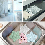 New Bathroom Drain Hair Catcher Bath Stopper Sink Strainer Shower Filter Covers - Pink