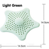 New Bathroom Drain Hair Catcher Bath Stopper Sink Strainer Shower Filter Covers - Pink