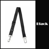 Adjustable Pet Harness Lead for Car Travel with Clip Attachment Nylon Restraint Strap - Purple