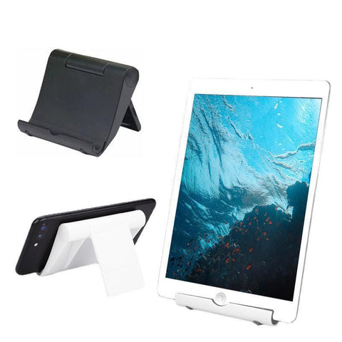Desk Stand Holder for Mobile Phone Tablet iPad iPhone Samsung Universal Mount - White