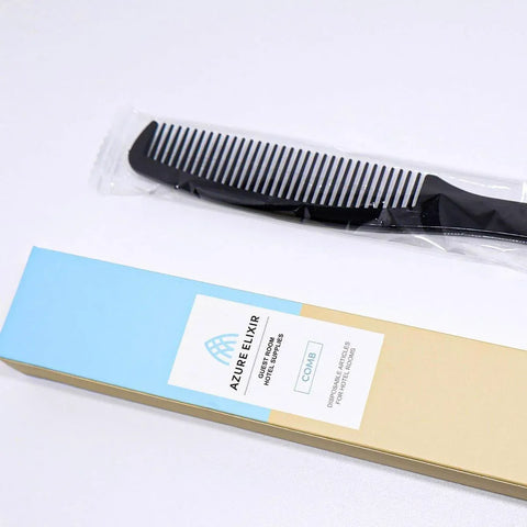 50PCS Individually Wrapped Combs for Hotel Guesthouse and Restaurant Bathroom - Blue