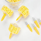 BBQ Corn Holders Set of 10 Reusable Stainless Steel Skewers for Kitchen and Grill