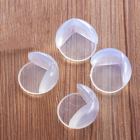 Transparent PVC Table Corner Guards Anti-Collision Protective Covers for Furniture - 1 PC