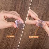 Transparent PVC Table Corner Guards Anti-Collision Protective Covers for Furniture - 1 PC