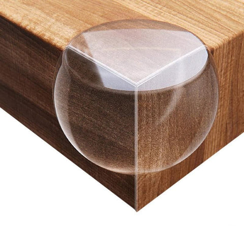 Transparent PVC Table Corner Guards Anti-Collision Protective Covers for Furniture - 1 PC