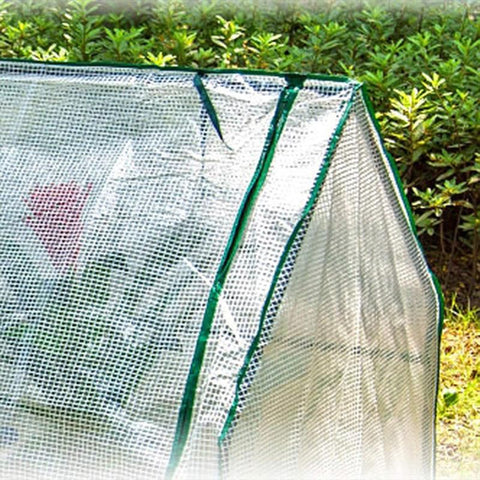 Greenhouse Cover Transparent Grid Garden Conservatory Plant Protection Tent