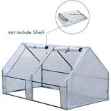 Greenhouse Cover Transparent Grid Garden Conservatory Plant Protection Tent