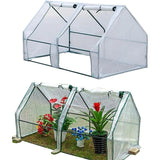 Greenhouse Cover Transparent Grid Garden Conservatory Plant Protection Tent