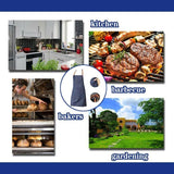 Adjustable Denim Apron Pocket Hanging Neck Cooking Kitchen Baking Bar Cafe Chefs