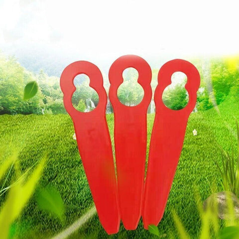 Grass Trimmer Plastic Blades Part Cutter Replace Acc Crop For Ozito Bosh Kuller - 50PCS