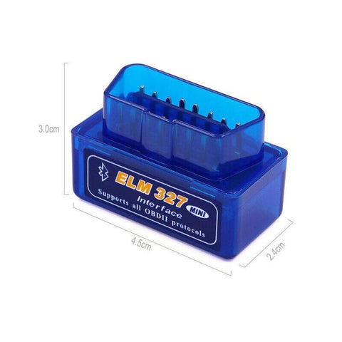 Bluetooth OBD2 ELM327 Car Scanner IOS Android Diagnostic Auto Scan Tool OBDII