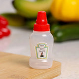 4pcs Mini Portable Sauce Box Condiment Dispensers for Picnic and Outdoor Use - Tomato sauce