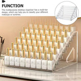 6/7 Layer Nail Polish Storage Box Multi Layer Clear Display Rack Organizer Stand - 7-Tier
