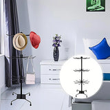 3-Tier Rotating Sock Rack Accessories Hanging Display Stand Organizer for Storage