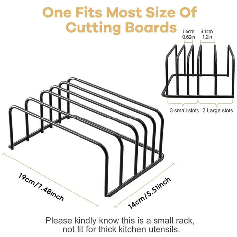 Home Kitchen Chopping Board Draining Rack Multifunction Storage Shelf Organizer