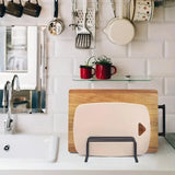 Home Kitchen Chopping Board Draining Rack Multifunction Storage Shelf Organizer