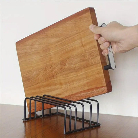 Home Kitchen Chopping Board Draining Rack Multifunction Storage Shelf Organizer