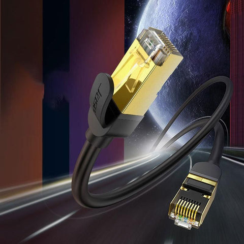 Jasoz Network Lan Cat7 Rj45 Cord Ethernet Shielded Cable Patch Lead 1-10M - 3 m