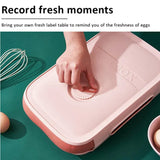 Drawer Type Eggs Tray Fruit Storage Box Kitchen Stacking Holder Food Container - Green