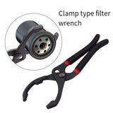 Oil Filter Pliers Wrench 10/12 Inch Heavy Duty Spanner Tool for Car Repair - 12inches