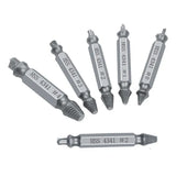 6Pcs Damaged Screw Extractor Set Easy Out Broken Drill Bit Remover Kit Speed Out