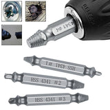 6Pcs Damaged Screw Extractor Set Easy Out Broken Drill Bit Remover Kit Speed Out