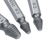 6Pcs Damaged Screw Extractor Set Easy Out Broken Drill Bit Remover Kit Speed Out