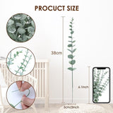 Artificial Eucalyptus Leaf Flowers Fake Green Plant Nordic Home Party Decor