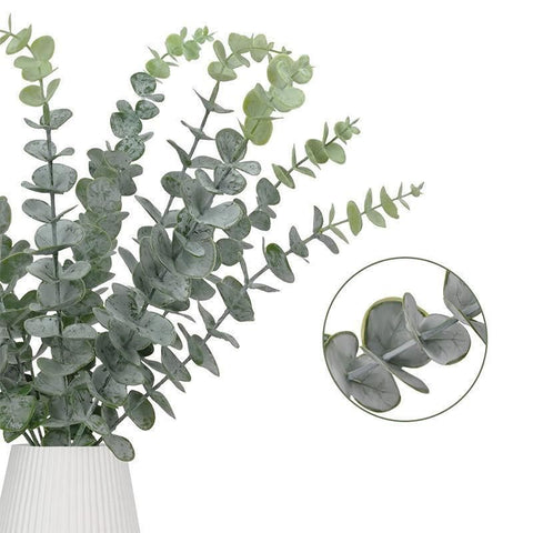 Artificial Eucalyptus Leaf Flowers Fake Green Plant Nordic Home Party Decor