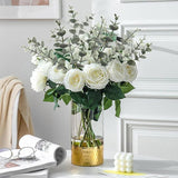 Artificial Eucalyptus Leaf Flowers Fake Green Plant Nordic Home Party Decor