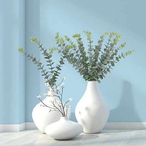 Artificial Eucalyptus Leaf Flowers Fake Green Plant Nordic Home Party Decor