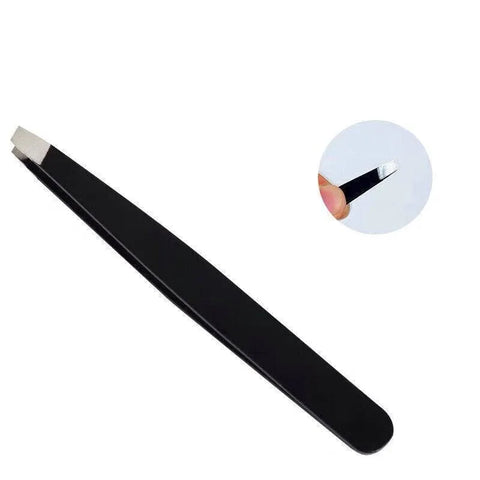 3Pcs/Set Eyebrow Trimming Eyelash Brush Folding Tweezers Portable Makeup Tools