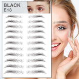 3D Waterproof Eyebrow Tattoo Sticker Hair-Like Natural Brows for Sparse Eyebrows - E13