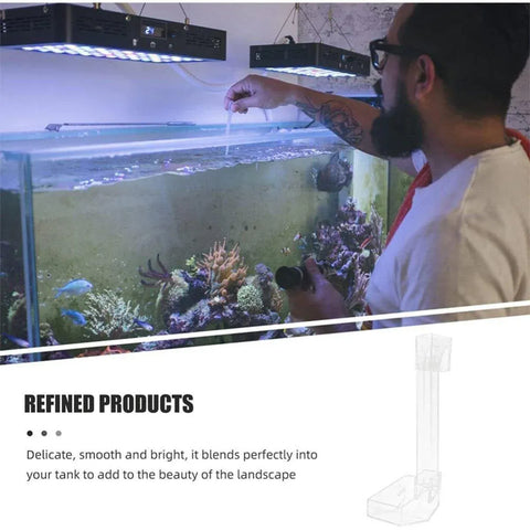Aquarium Feeding Tube Multifunctional Fish Tank Floating Feeding Ring Shrimp Feeder