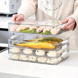 Large Capacity A4 File Storage Box Transparent Plastic Document Organizer Case - Small
