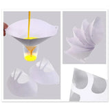 Up to 100PCS Micron Paint Paper Strainers Sieve Filter Nylon Mesh Net Funnel - 10PCS