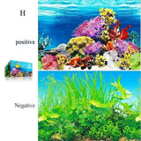 Aquarium Background Fish Tank Wallpaper Double Sided Decoration Sticker Paper - J-50cmx82cm