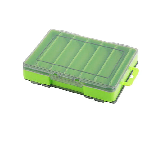 Multifunctional Fishing Bait Storage Box Accessories Gear Organizer Tool Box - Green-S
