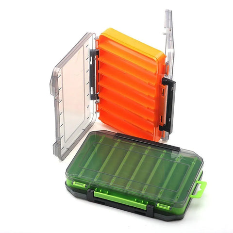 Multifunctional Fishing Bait Storage Box Accessories Gear Organizer Tool Box - Grey-S