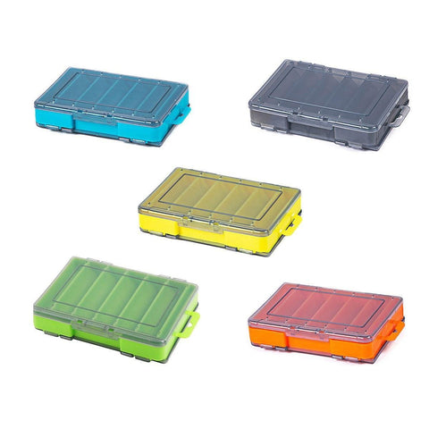 Multifunctional Fishing Bait Storage Box Accessories Gear Organizer Tool Box - Yellow-S