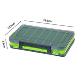 Multifunctional Fishing Bait Storage Box Accessories Gear Organizer Tool Box - Yellow-S
