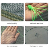 Open Folding Fishing Net Round Fishnet Portable Fish Pocket for Outdoor Angling - 80cm