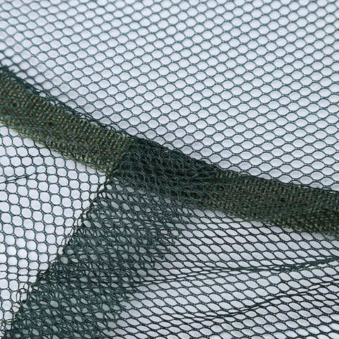 Open Folding Fishing Net Round Fishnet Portable Fish Pocket for Outdoor Angling - 80cm