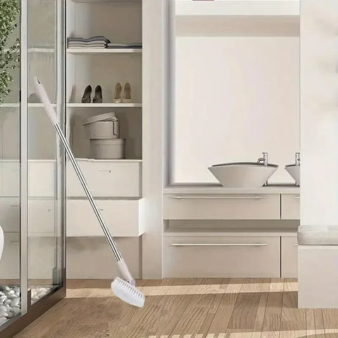 Multifunctional Floor Brush Long Handle Cleaning Brush for Tiles and Home Use