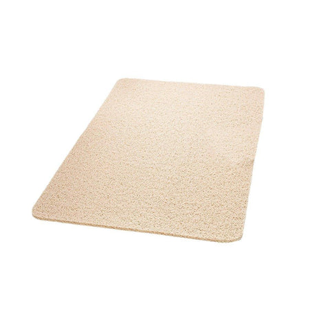 Waterproof Non-Slip Bathroom Shower Mat Anti-Slip Rug Toilet Floor Mat Washable - Cream-60*80cm