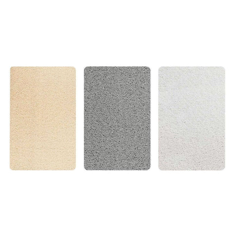 Waterproof Non-Slip Bathroom Shower Mat Anti-Slip Rug Toilet Floor Mat Washable - Cream-60*80cm