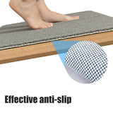 Waterproof Non-Slip Bathroom Shower Mat Anti-Slip Rug Toilet Floor Mat Washable - Cream-60*80cm