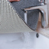 Waterproof Non-Slip Bathroom Shower Mat Anti-Slip Rug Toilet Floor Mat Washable - Cream-60*80cm